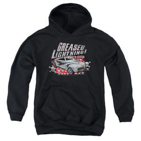 Grease Greased Lightening Big Boys Youth Pullover Hoodie BLACK #1 image