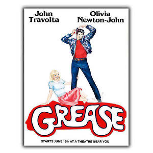 GREASE - METAL SIGN WALL PLAQUE Film Movie Cinema Advert poster print decor #1 image