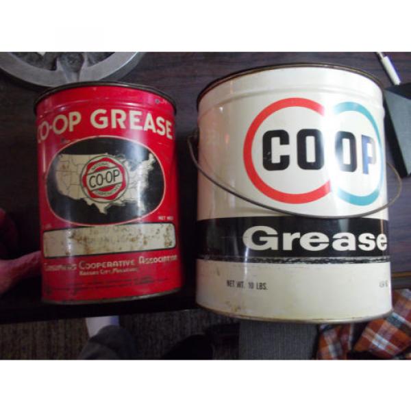 2 cca farmland co op grease pails empty free ship #1 image