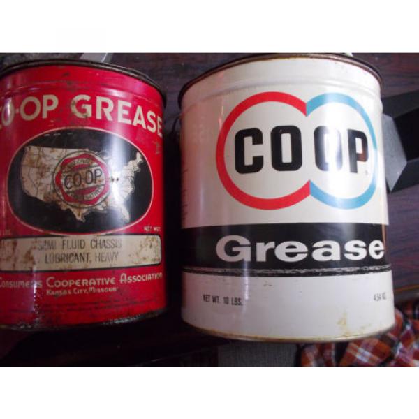 2 cca farmland co op grease pails empty free ship #2 image