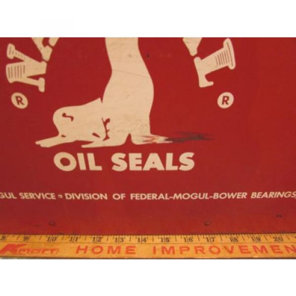 National Seal Parts cabinet display sign Grease front wheel Federal Mogul bower #4 image