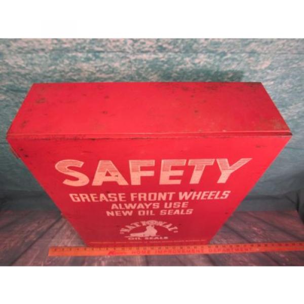 National Seal Parts cabinet display sign Grease front wheel Federal Mogul bower #5 image