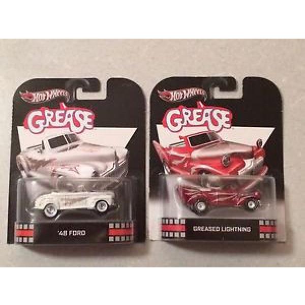 Hot Wheels Retro Entertainment - Lot of 2 - Grease &#039;48 Ford &amp; Greased Lightning #1 image