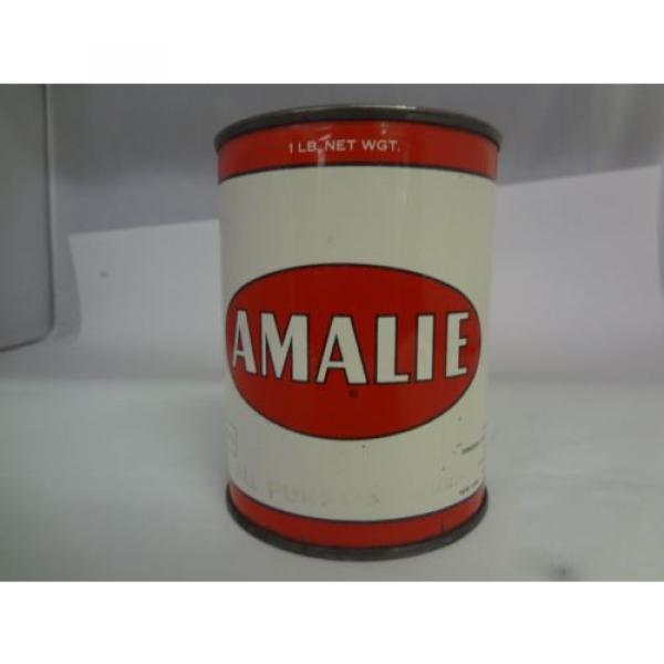 VINTAGE 1 LB AMALIE ALL PURPOSE GREASE CAN 152-I #1 image