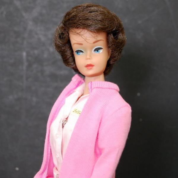 Vintage Barbie Brunette Bubblecut Doll Grease Rizzo Outfit Mattel VGC Frenchy #1 image