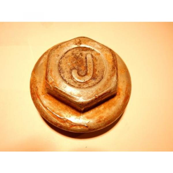 rare &#034;JEWETT&#034;  vintage early automobile grease cap / hubcap #1 image