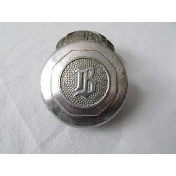 BUICK, 1930s, BRASS, CHROME OR NICKLE PLATED, GREASE CAPS. 3 IN NICE CONDITION. #4 image