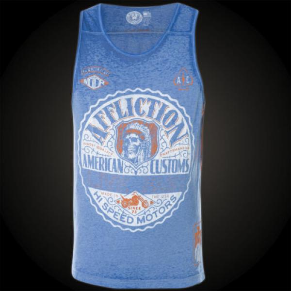 Affliction Tank Top AC Grease Blau #2 image