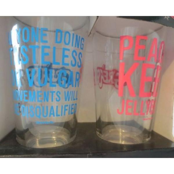 Fabulous  in Box Set of Two GREASE - The Pink Ladies 16oz Collectible Glasses #1 image