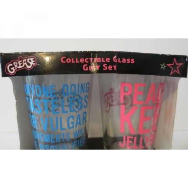 Fabulous  in Box Set of Two GREASE - The Pink Ladies 16oz Collectible Glasses #3 image