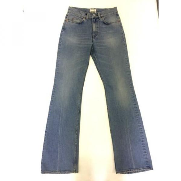 ACNE STUDIOS LITA VINTAGE GREASE BOOT CUT JEAN FLARE LEG W27/L34  entry #2 image