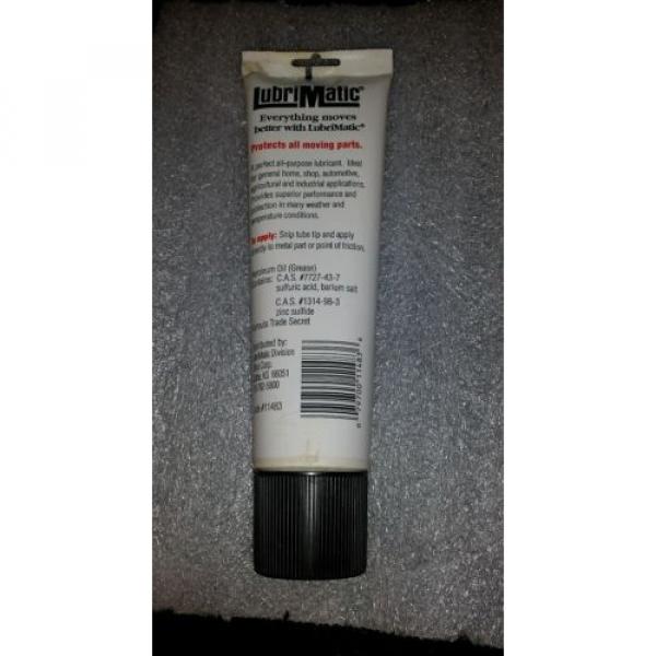 (Lubrimatic White Lithium Grease 8 oz Squeeze Tube. NOS. #3 image